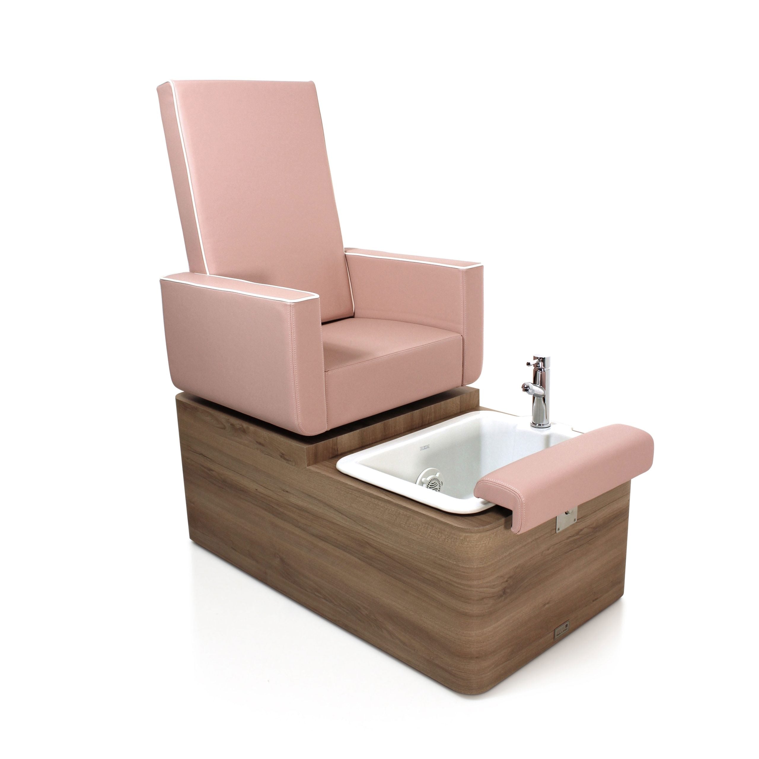 Pink Pedicure Chair with Basin Centenary