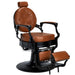 Check Brown Barber chair