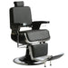 Barber chair dark black ayala