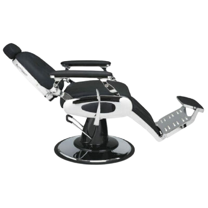 Barbering chair Lion black extended view