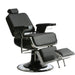 Barbering chair dark black ayala