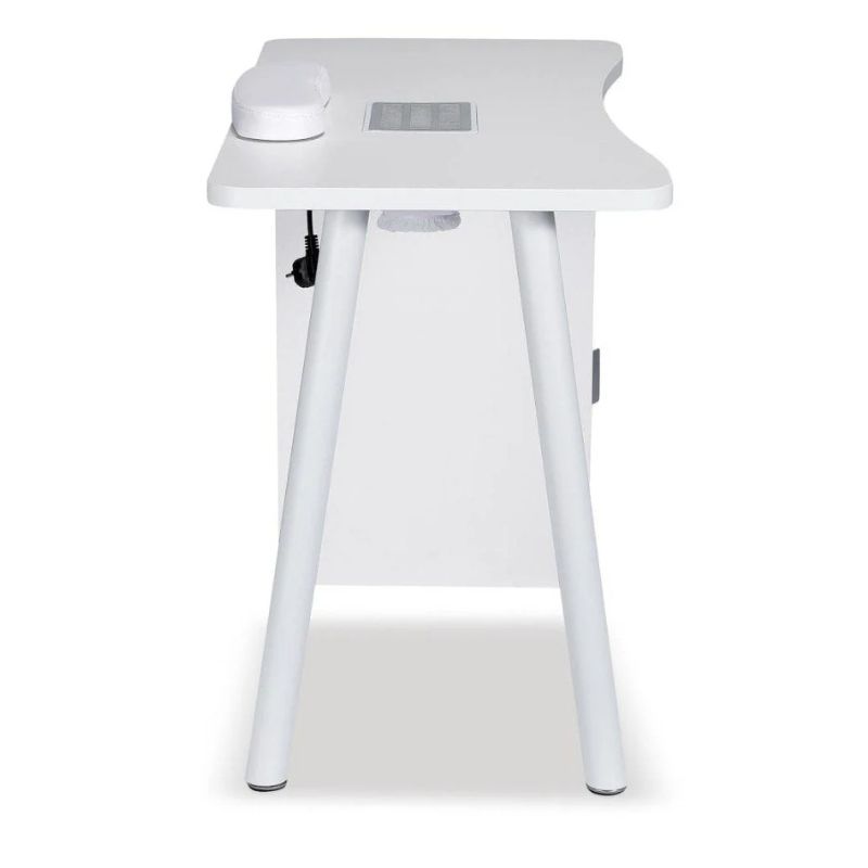 Manicure table lucia side view