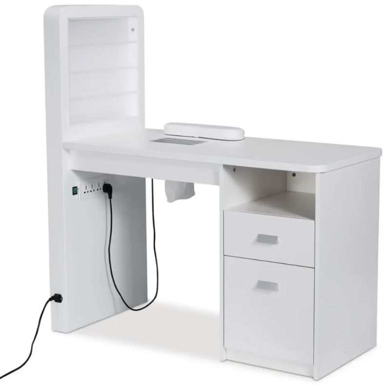 Mirplay white manicure table