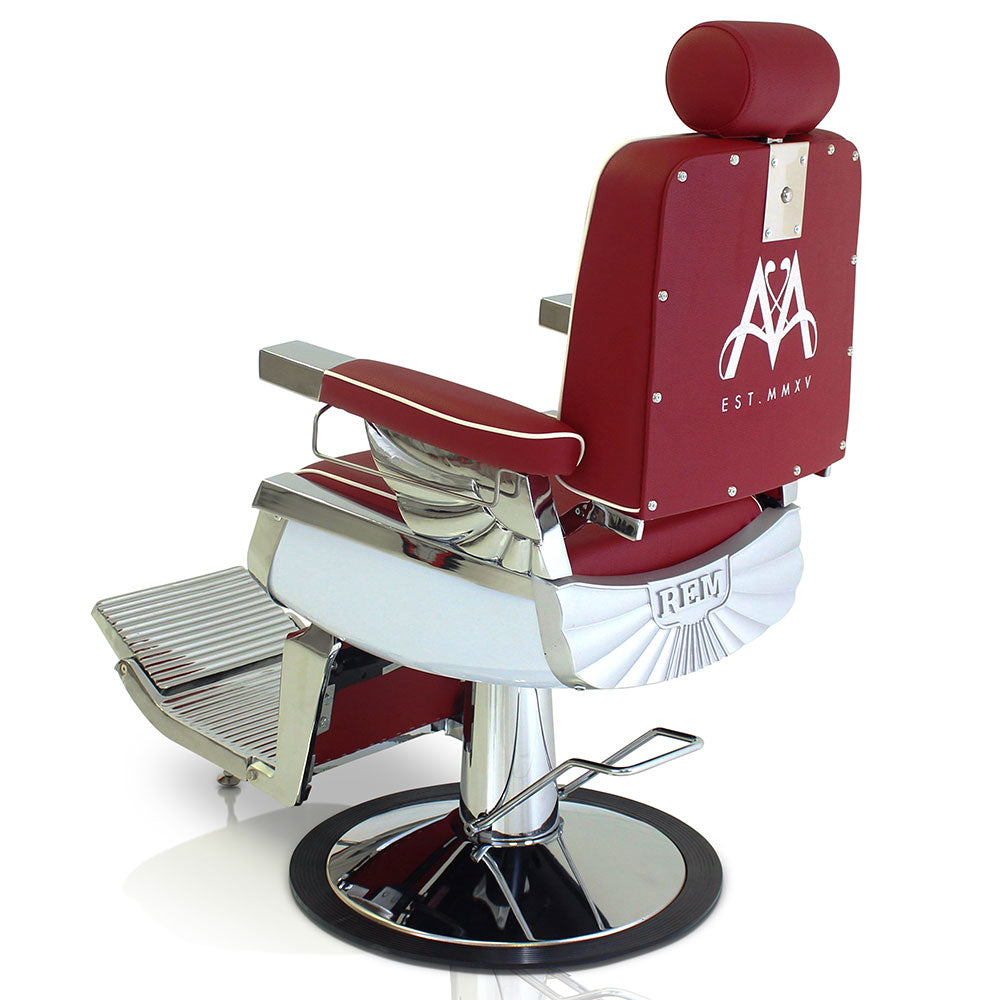 Red barber chair emperor