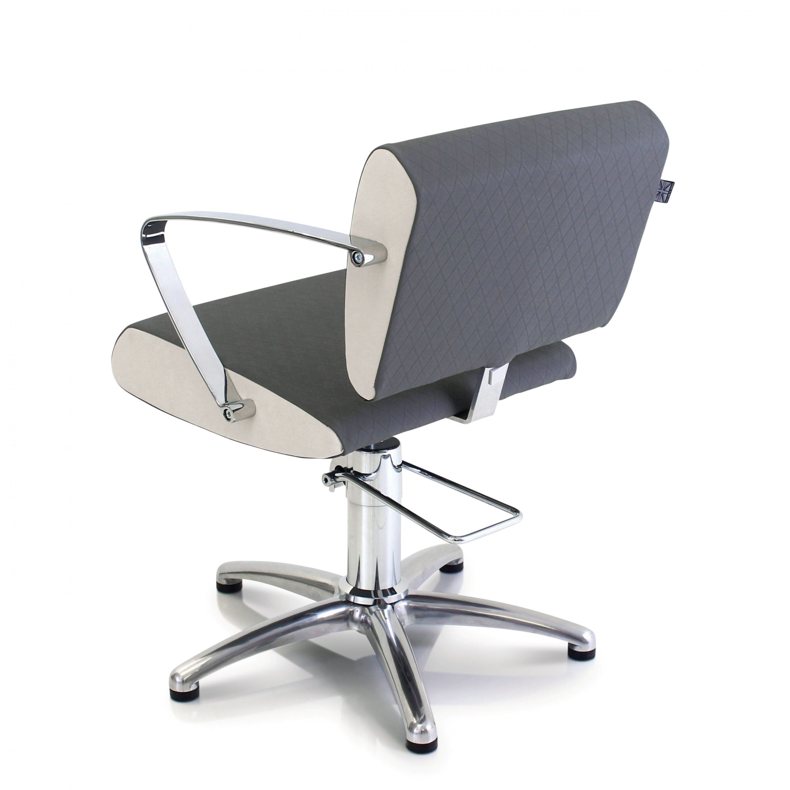 Salon styling chair grey 5 star base