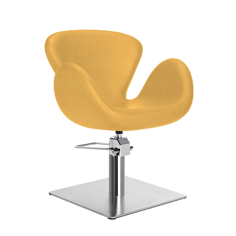 Salon Chair Yellow Chloe Square