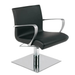 Salon Chair Cosy Black Silver 