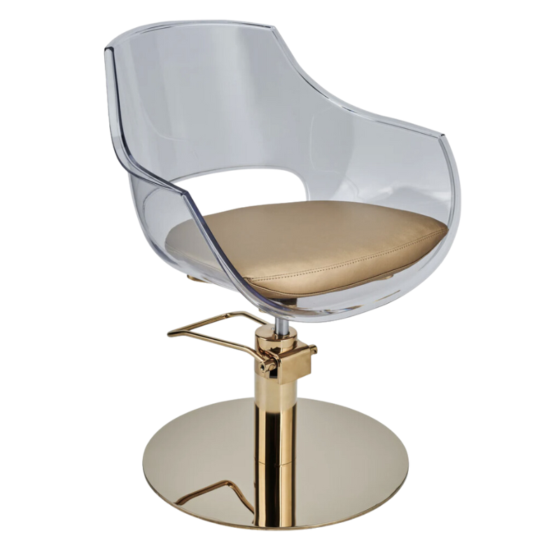 Salon Chair Gold Ghost