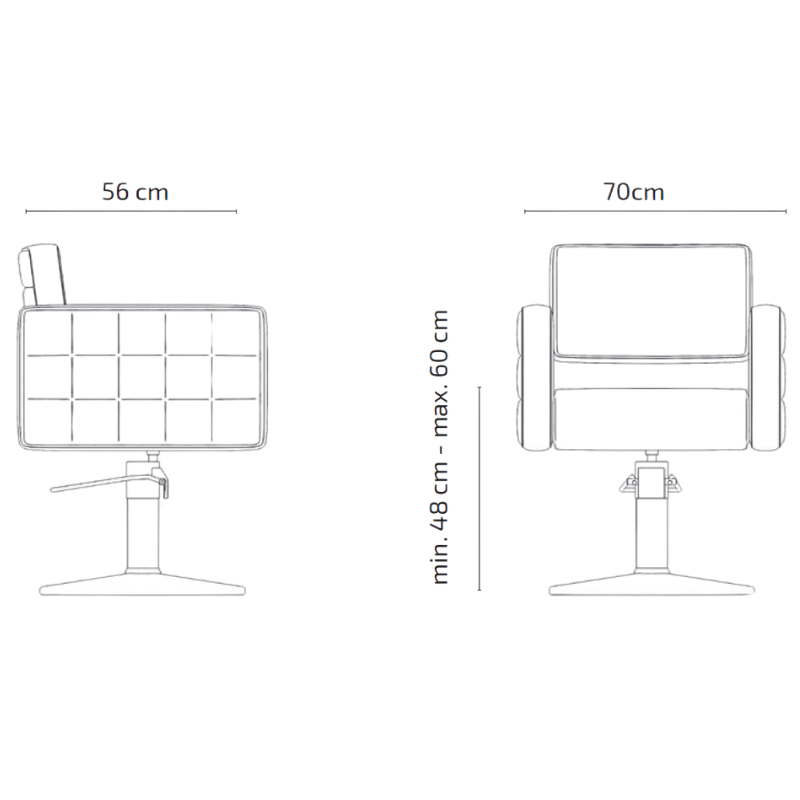 Salon Chair Dimensions