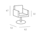 Salon Chair Dimensions