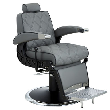 Barber chairs hugo grey barber chair main view 